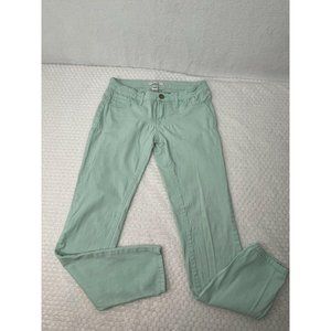 Refuge Womens Jeans 6 Turquoise Blue Skin Tight